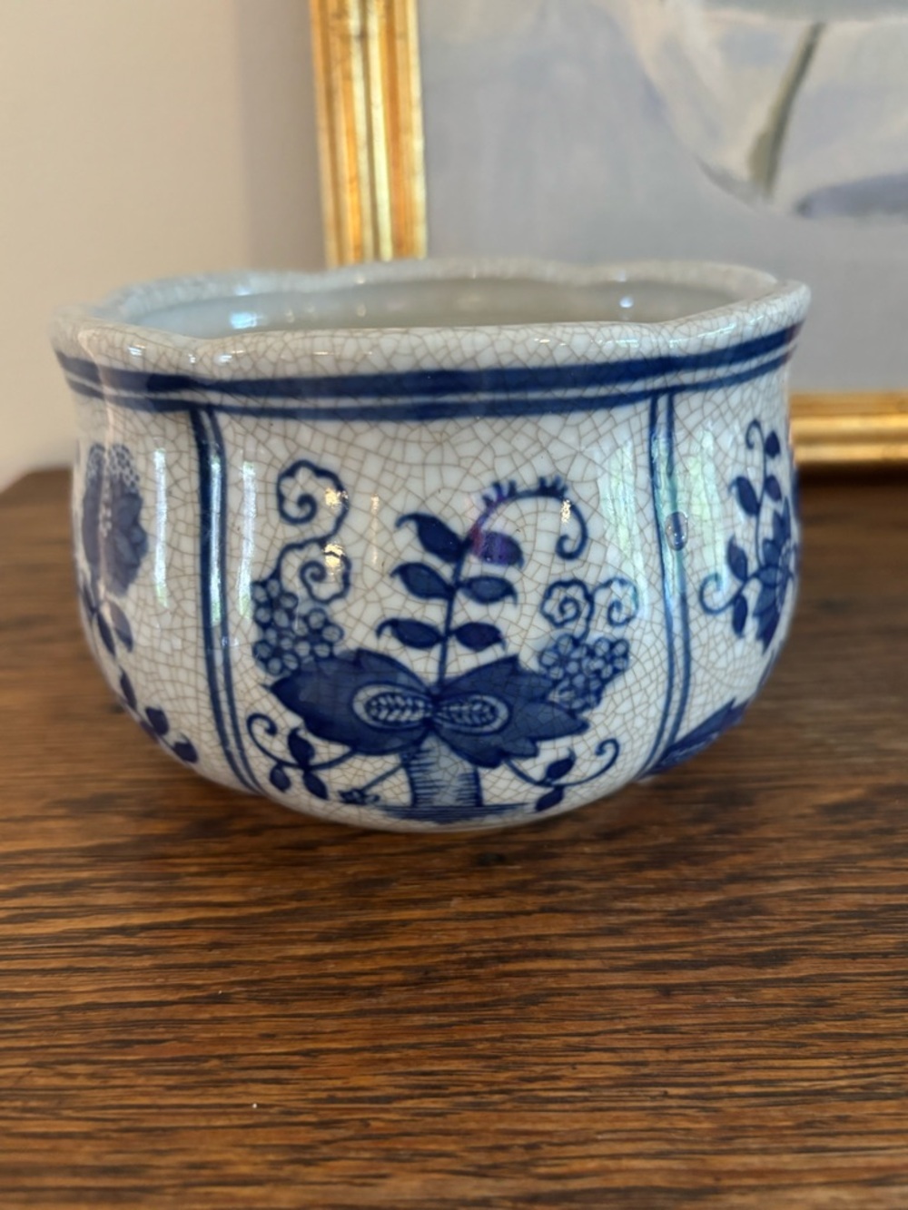 Vintage Chinoiserie Style Planter - Picture 3 of 3